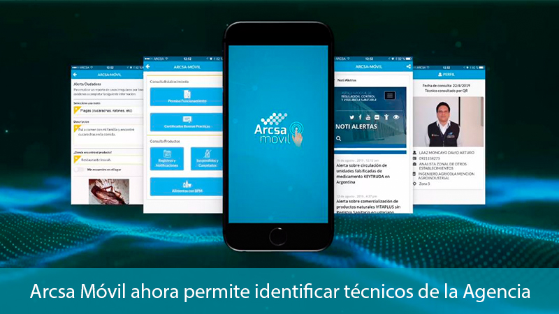 Técnicos de Arcsa pueden ser identificados con aplicación celular ...