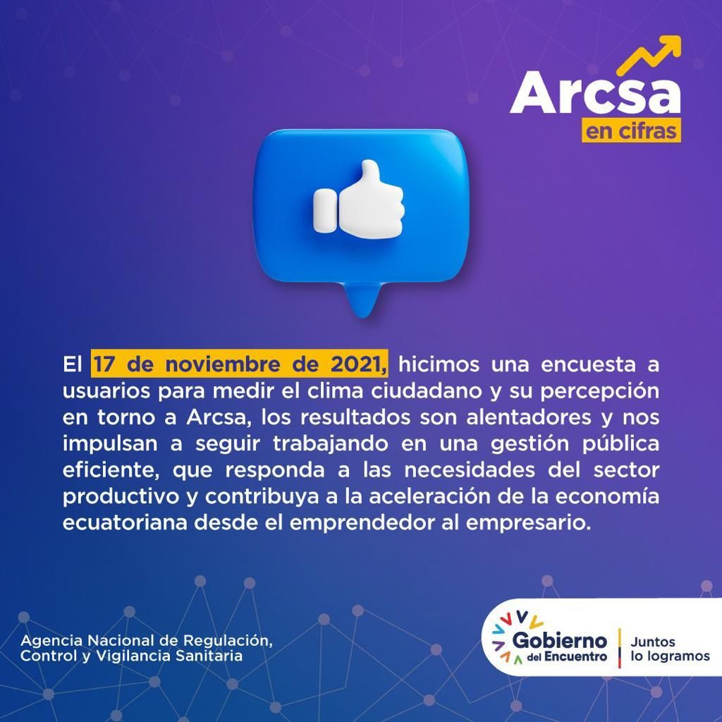 Arcsa en Cifras – Agencia Nacional de Regulación, Control y Vigilancia ...